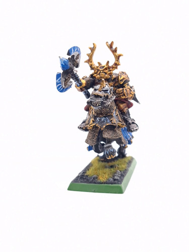 Chaos Lord on Daemonic Mount - Painted