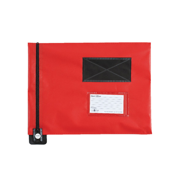 GoSecure Flat Mailing Pouch 286x336mm Red FP7R - 9to5 Supplies