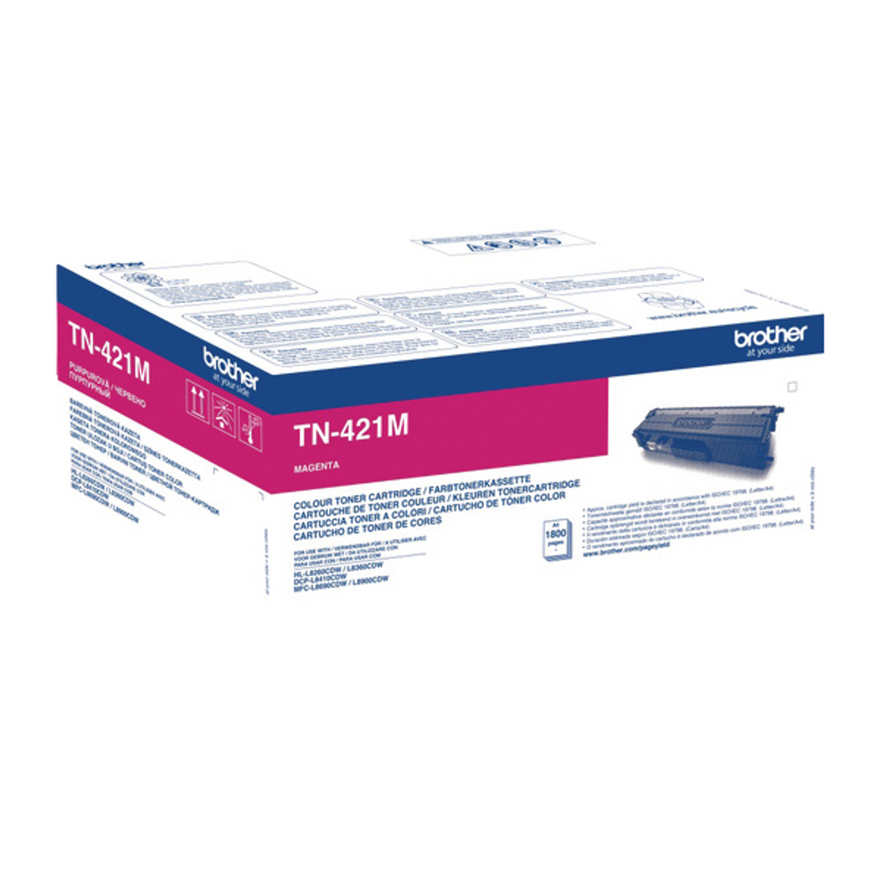 Brother TN-421 M Magenta Toner - 9to5 Supplies