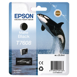 C13T76084010 Epson C13T76084010 T7608 Matte Black Ink Cartridge C13T76084010 Epson C13T76084010 T7608 Matte Black Ink Cartridge