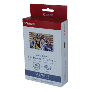 7739A001 Canon 7739A001 KC-36IP Photo Ink Cartridge 36 Sheets Credit Card Size Paper 86x54mm 7739A001 Canon 7739A001 KC-36IP Photo Ink Cartridge 36 Sheets Credit Card Size Paper 86x54mm