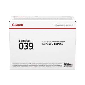 0287C001 Canon 0287C001 039 Black Toner 0287C001 Canon 0287C001 039 Black Toner