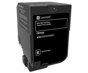 74C2HK0 Lexmark 74C2HK0 Black Toner High Capacity Use Return 74C2HK0 Lexmark 74C2HK0 Black Toner High Capacity Use Return