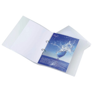 HT15193 Rapesco Eco 25mm Two-Ring Binder A4 Clear Pack 10 1045 HT15193 Rapesco Eco 25mm Two-Ring Binder A4 Clear Pack 10 1045