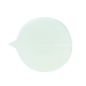 VAL06770 GoSecure Security Seals Plain Round White Pack 500 S1W