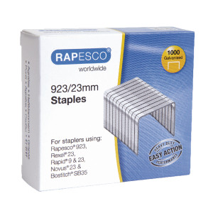 HT00552 Rapesco 923 23mm Staples Pack 1000 1242