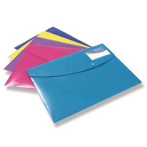 HT05170 Rapesco ID Popper Wallet A4 Plus Solid Assorted Pack 5 0701 HT05170 Rapesco ID Popper Wallet A4 Plus Solid Assorted Pack 5 0701