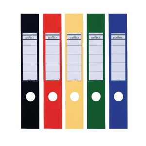 DB84605 Durable Ordofix Lever Arch File Spine Labels Assorted Pack 10 8090 00 DB84605 Durable Ordofix Lever Arch File Spine Labels Assorted Pack 10 8090 00