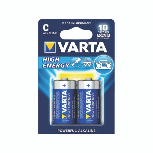 VR55931 Varta C High Energy Battery Alkaline Pack 2 4914121412