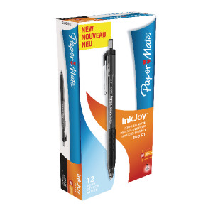 GL95991 PaperMate Inkjoy 300 Retractable Ball Pen Black Pack 12 S0959910