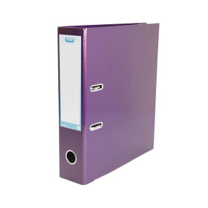 BX01444 Elba Classy 70mm Lever Arch File A4 Metallic Purple 400021021 BX01444 Elba Classy 70mm Lever Arch File A4 Metallic Purple 400021021