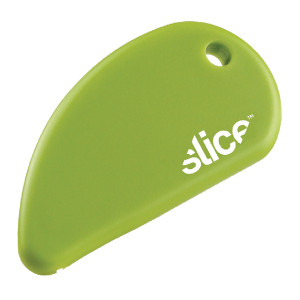 SLC00010 Slice Safety Cutter Green Ceramic blade non-slip rubberised surface 00100 SLC00010 Slice Safety Cutter Green Ceramic blade non-slip rubberised surface 00100