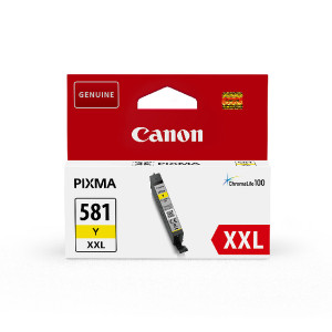 1997C001 Canon 1997C001 581 Y XXL Yellow Ink Cartridge High Yield 825 pages 12ml 1997C001 Canon 1997C001 581 Y XXL Yellow Ink Cartridge High Yield 825 pages 12ml