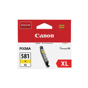 2051C001 Canon 2051C001 581 Y XL Yellow Ink Cartridge High Yield 515 pages 8ml 2051C001 Canon 2051C001 581 Y XL Yellow Ink Cartridge High Yield 515 pages 8ml