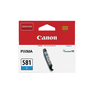 2103C001 Canon 2103C001 581 C Cyan Ink Cartridge 259 pages 6ml 2103C001 Canon 2103C001 581 C Cyan Ink Cartridge 259 pages 6ml
