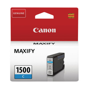 9229B001 Canon PGI-1500C 4.5ml Cyan Ink Cartridge 9229B001 Canon PGI-1500C 4.5ml Cyan Ink Cartridge