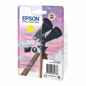 C13T02V44010 Epson 502 3.3ml 165pages Yellow Ink Cartridge C13T02V44010 Epson 502 3.3ml 165pages Yellow Ink Cartridge