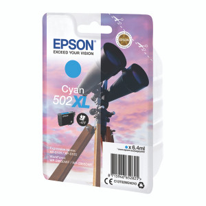 C13T02W24010 Epson 502XL 6.4ml 470pages Cyan Ink Cartridge C13T02W24010 Epson 502XL 6.4ml 470pages Cyan Ink Cartridge