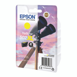 C13T02W44010 Epson 502XL 6.4ml 470pages Yellow Ink Cartridge C13T02W44010 Epson 502XL 6.4ml 470pages Yellow Ink Cartridge