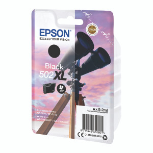 C13T02W14010 Epson 502XL 9.2ml 550pages Black Ink Cartridge C13T02W14010 Epson 502XL 9.2ml 550pages Black Ink Cartridge