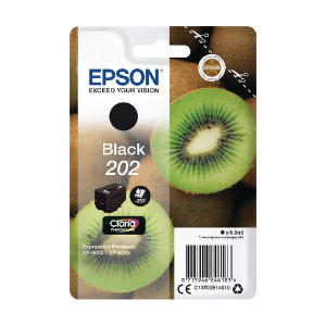 C13T02E14010 Epson C13T02E14010 202 Black Ink Cartridge 250 pages 7ml C13T02E14010 Epson C13T02E14010 202 Black Ink Cartridge 250 pages 7ml
