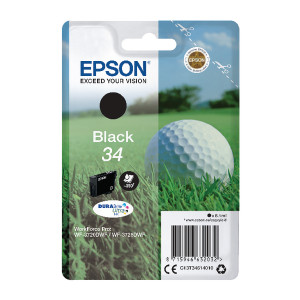 C13T34614010 Epson C13T34614010 34 Black Ink Cartridge 350 pages 6ml C13T34614010 Epson C13T34614010 34 Black Ink Cartridge 350 pages 6ml