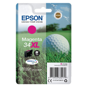 C13T34734010 Epson C13T34734010 34XL Magenta Ink Cartridge 950 pages 11ml C13T34734010 Epson C13T34734010 34XL Magenta Ink Cartridge 950 pages 11ml