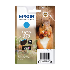 C13T37824010 Epson C13T37824010 378 Cyan Ink Cartridge 360 pages 4ml C13T37824010 Epson C13T37824010 378 Cyan Ink Cartridge 360 pages 4ml