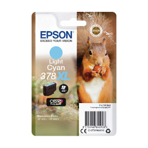 C13T37954010 Epson C13T37954010 378XL Bright Cyan Ink Cartridge 830 pages 10ml C13T37954010 Epson C13T37954010 378XL Bright Cyan Ink Cartridge 830 pages 10ml