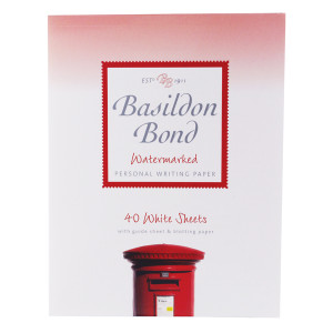 JD90360 Basildon Bond Writing Pad 178 x 229mm White Pack 10 100103860 JD90360 Basildon Bond Writing Pad 178 x 229mm White Pack 10 100103860