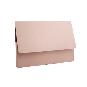 GH14038 Exacompta Guildhall Document Wallet 285gsm A4 Buff Pack 50 PDW4-BUFZ