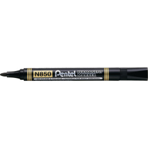 PE07140 Pentel N850 Permanent Marker Bullet Tip Marker Pack 12 N850-AE PE07140 Pentel N850 Permanent Marker Bullet Tip Marker Pack 12 N850-AE