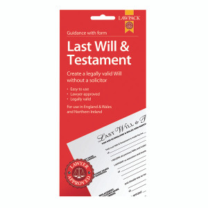 LWP3704 Law Pack Last Will Testament Pack Pack 5 F320