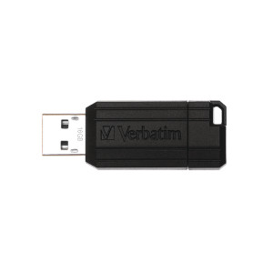 VM90630 Verbatim Pinstripe USB Drive 16GB Black 49063 VM90630 Verbatim Pinstripe USB Drive 16GB Black 49063