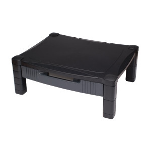 CE77685 Contour Ergonomics Adjustable Monitor Stand with Drawer Black CE77685 CE77685 Contour Ergonomics Adjustable Monitor Stand with Drawer Black CE77685