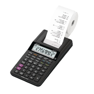 CS09960 Casio HR-8RCE Printing Calculator Black Compatible with 58mm printing rolls HR8 RCE CS09960 Casio HR-8RCE Printing Calculator Black Compatible with 58mm printing rolls HR8 RCE