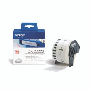 BA65498 Brother Continuous Paper Roll Black on White 50mm DK-22223 BA65498 Brother Continuous Paper Roll Black on White 50mm DK-22223