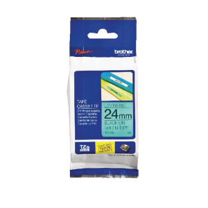 BA69243 Brother P-Touch Tape 24mm Black on Green TZE751 BA69243 Brother P-Touch Tape 24mm Black on Green TZE751