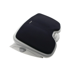 AC06123 Kensington SoleMate Comfort Foot Rest Black Grey 56153 AC06123 Kensington SoleMate Comfort Foot Rest Black Grey 56153