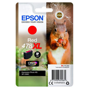 C13T04F54010 Epson C13T04F54010 478XL Red Ink Cartridge 830 pages 10ml C13T04F54010 Epson C13T04F54010 478XL Red Ink Cartridge 830 pages 10ml