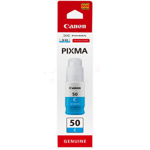 3403C001 Canon 3403C001 GI-50 C Cyan Ink Cartridge 7.7K pages 70ml 3403C001 Canon 3403C001 GI-50 C Cyan Ink Cartridge 7.7K pages 70ml