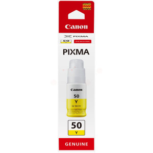 3405C001 Canon 3405C001 GI-50 Y Yellow Ink Cartridge 7.7K pages 70ml 3405C001 Canon 3405C001 GI-50 Y Yellow Ink Cartridge 7.7K pages 70ml