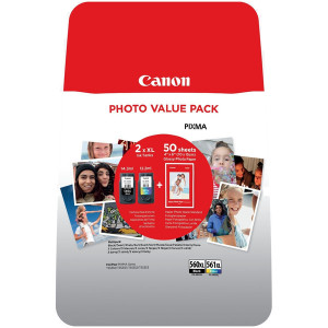 3712C004 Canon 3712C004 PG-560 XL CL-561 XL Ink Cartridge Multipack 143ml 122ml Pack qty 2 3712C004 Canon 3712C004 PG-560 XL CL-561 XL Ink Cartridge Multipack 143ml 122ml Pack qty 2
