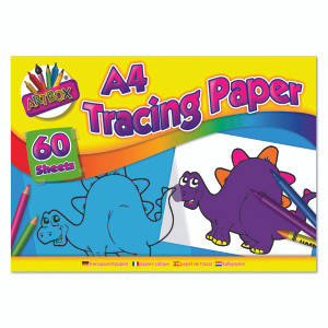 TAL05069 Art Box Tracing Paper Pad A4 60 Sheets Pack 12 TAL05069