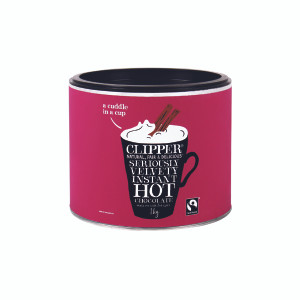 AU93878 Clipper Organic Fairtrade Hot Chocolate 1kg A06793