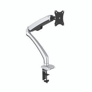 CE04631 Contour Ergonomics Single Monitor Arm Black Silver CE04631 CE04631 Contour Ergonomics Single Monitor Arm Black Silver CE04631