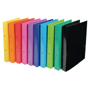GH54929 Iderama A4 Ring Binder 2 Ring 30mm Assorted Pack 10 54929E GH54929 Iderama A4 Ring Binder 2 Ring 30mm Assorted Pack 10 54929E