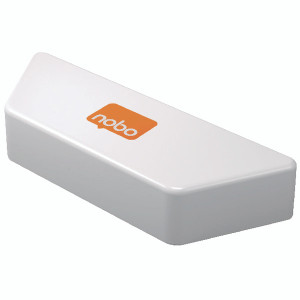 NB52611 Nobo Magnetic Whiteboard Eraser White 1905325 NB52611 Nobo Magnetic Whiteboard Eraser White 1905325