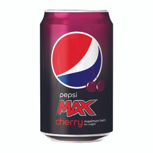 AU17025 Pepsi Max Cherry Cans 330ml Pack 24 402112