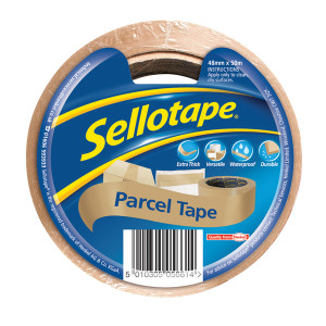 SE05661 Sellotape Brown Parcel Tape 48mmx50m Pack 8 1760686 SE05661 Sellotape Brown Parcel Tape 48mmx50m Pack 8 1760686